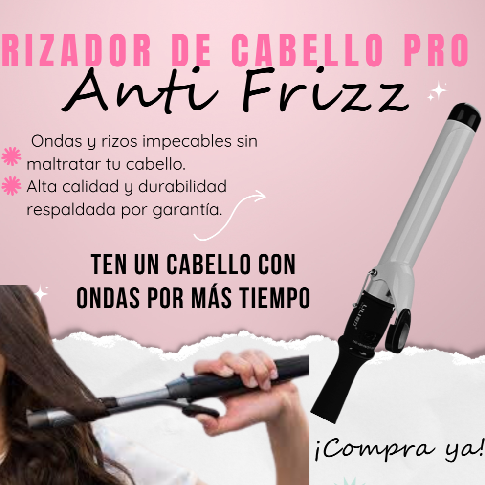 Rizador de Cabello PRO Antifrizz – Rizos Perfectos al Instante